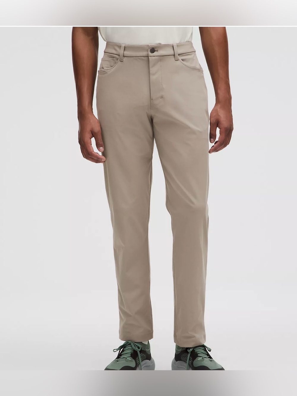 lululemon athletica Men's Straight Fit Chinos - Light Khaki